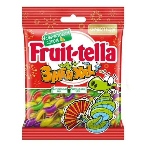 Мармелад жевательный Фрут-телла Змеи XXL 70г; 30/5
